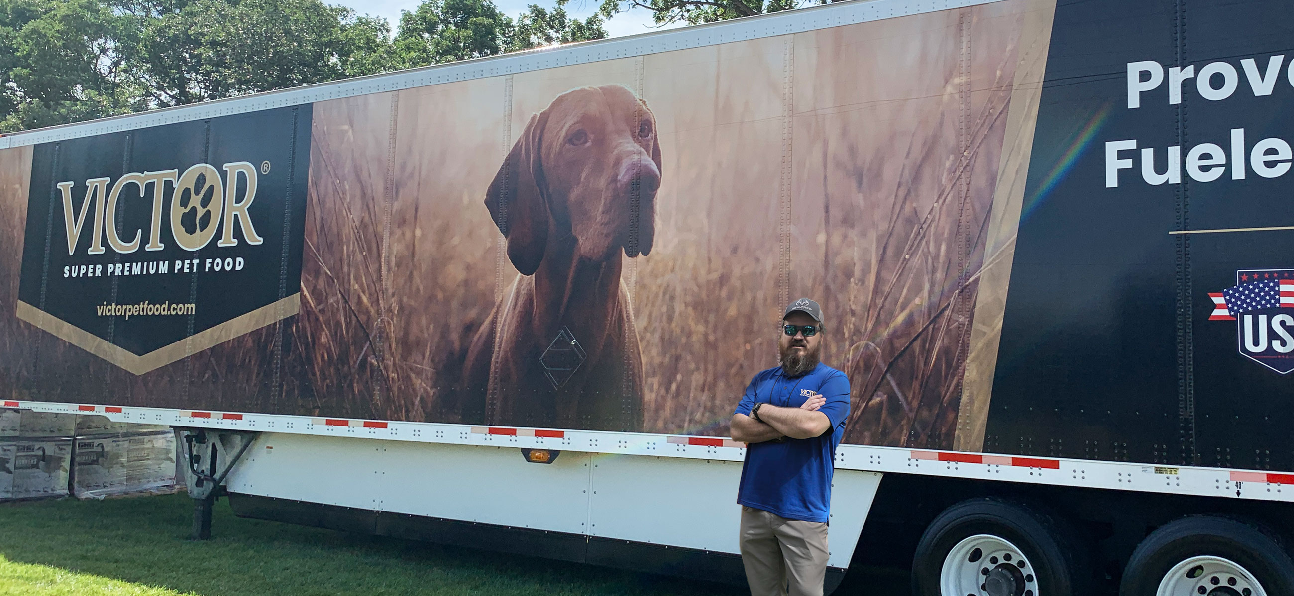  Justin and his team trust VICTOR to keep their dogs at peak performance level all season long.